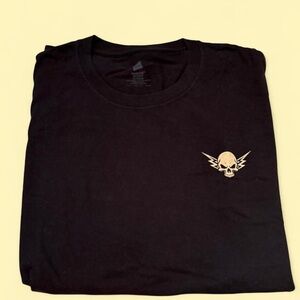 Black Skull Emblem Men's Tee